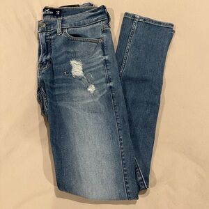 Hollister Men’s Stacked Skinny Jeans | Size 28x30 | Dark Wash | Advance Stretch
